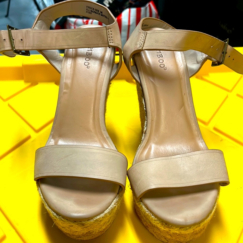Beige Wedges